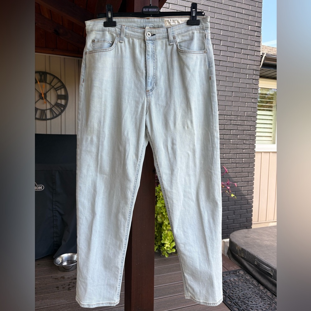 LNWOT - Rag & Bone Women's Nina High Rise Ankle Skinny Jeans Lake District sz 31